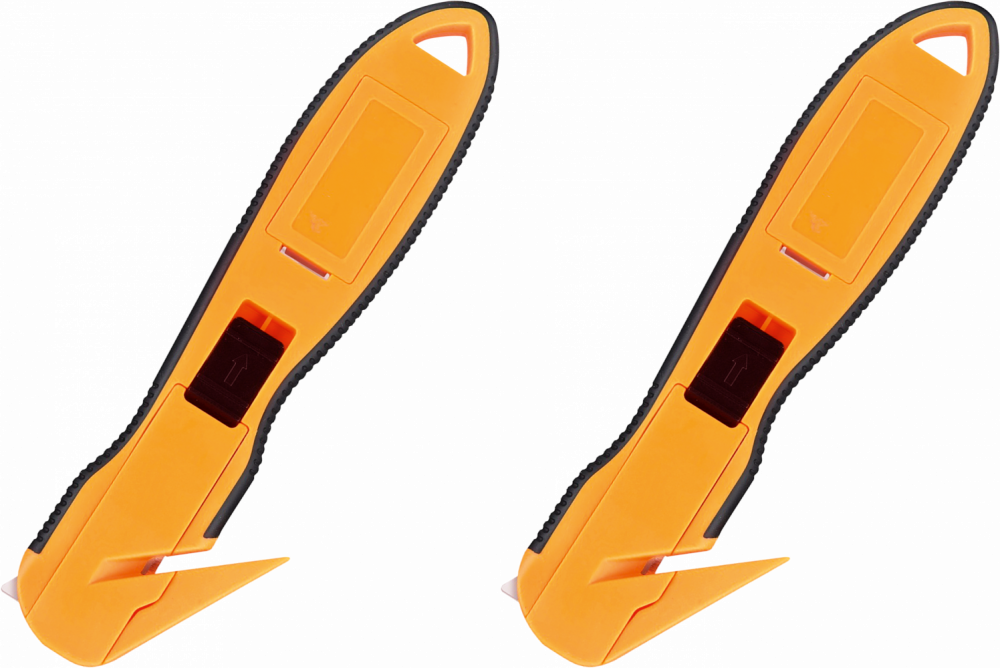 2x Nóż bezpieczny Grand GR-B03, duży, żółty