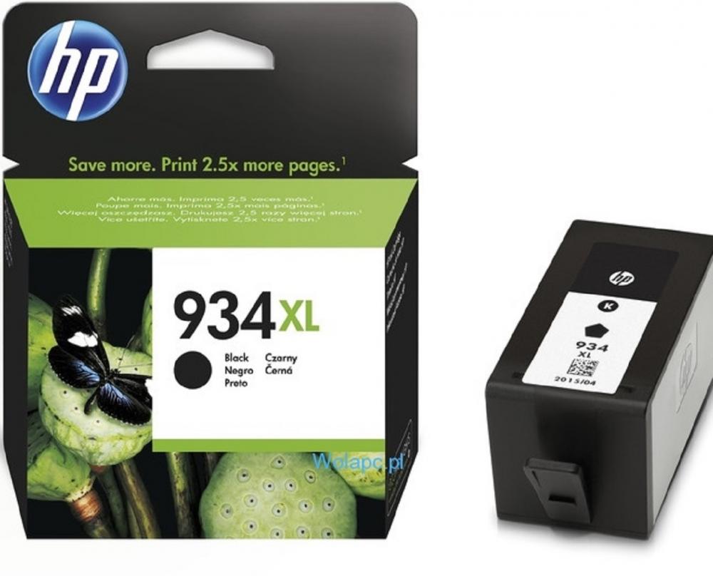 Tusz HP 934XL (C2P23AE), 1000 stron, black (czarny)