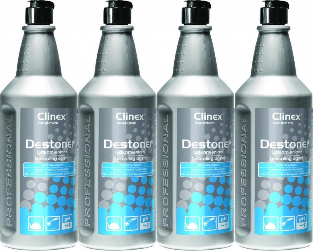 4x Odkamieniacz Clinex Destoner, 1l