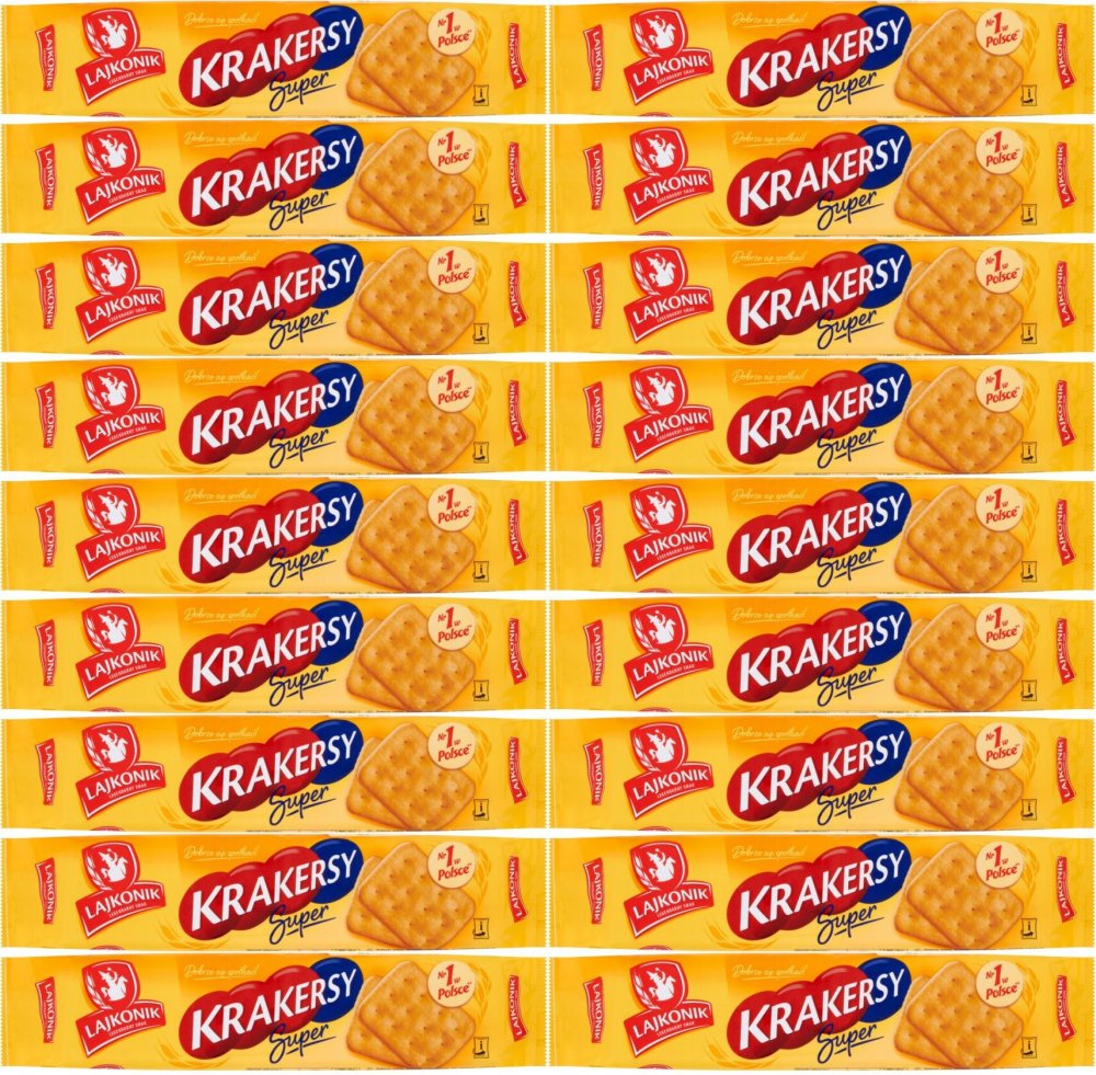 18x Krakersy Lajkonik, 180g