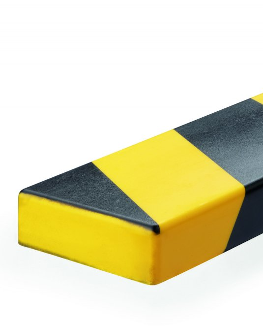 Próbka 14cm: profil ochronny ostrzegawczy Durable S20, ochrona powierzchni, żółto-czarny
