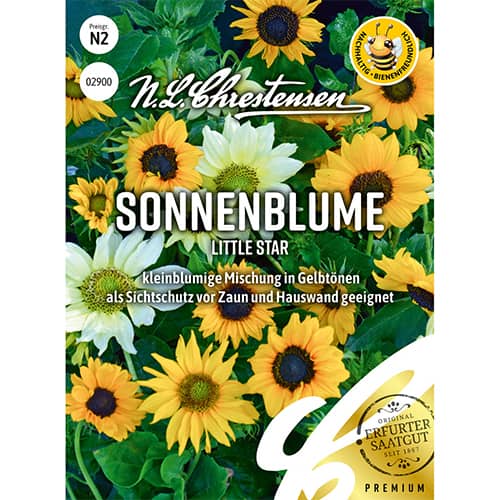 1 pac, Floare soarelui decorativă Little Star - Semințe: Mod de ambalare: 1 pac