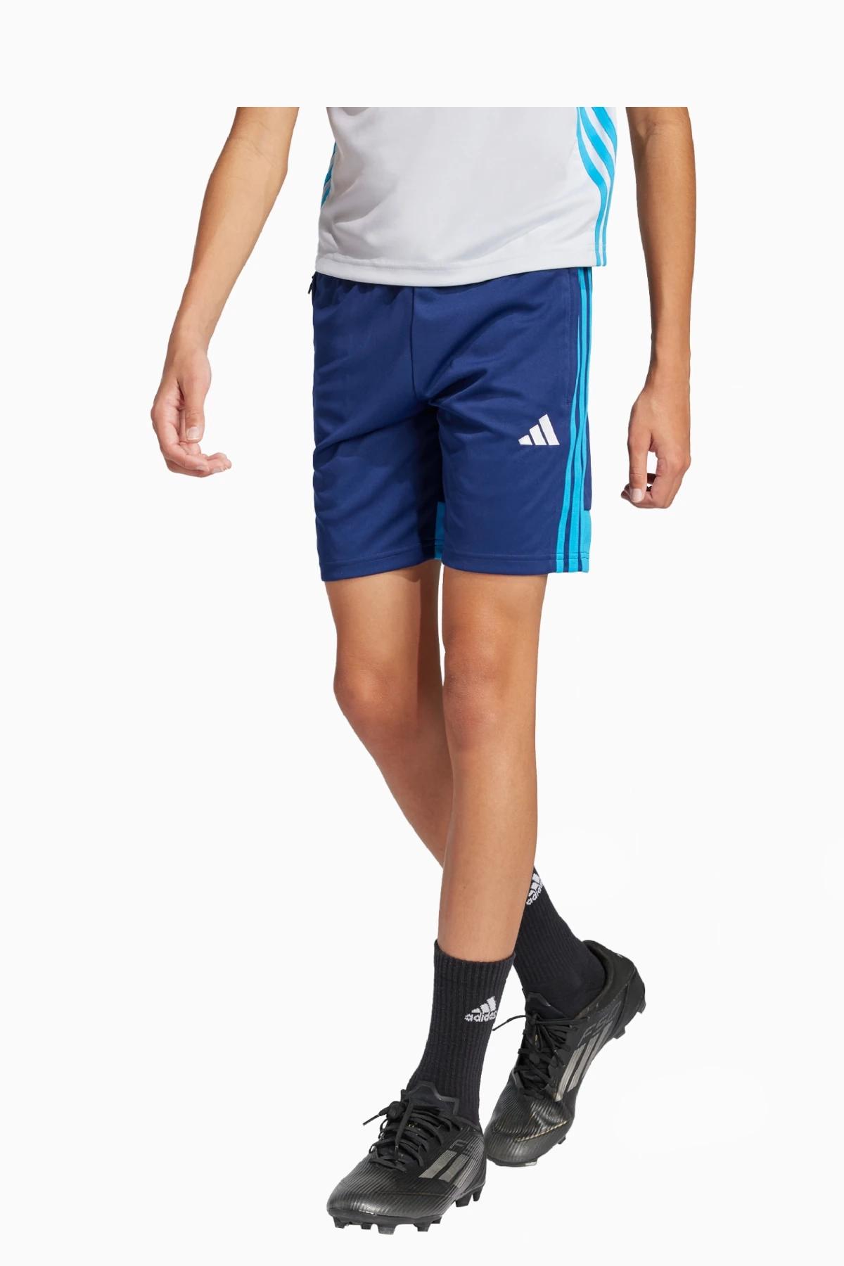 Spodenki adidas Tiro 25 Essentials Junior - Granatowy