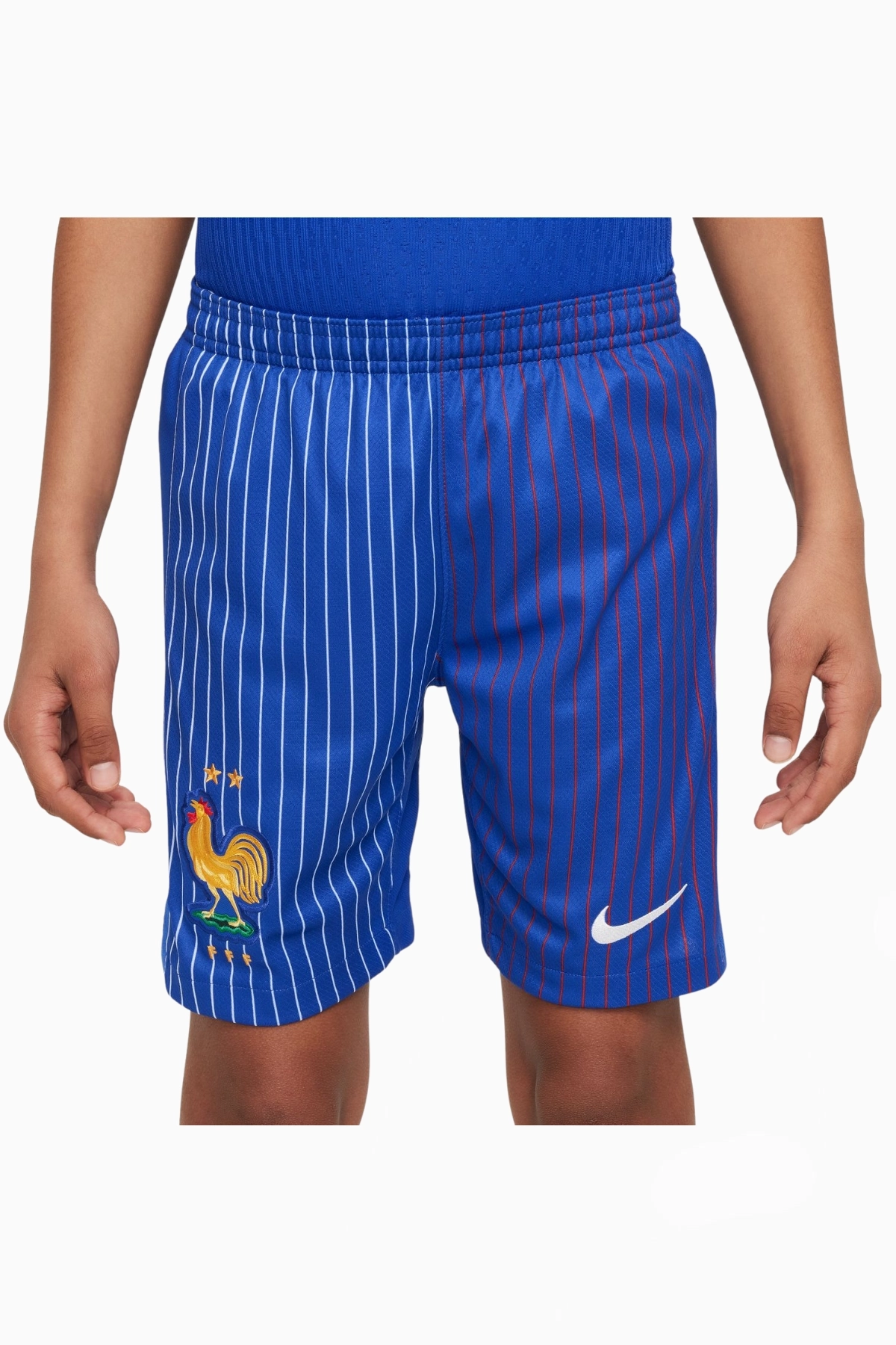 Spodenki Reprezentacji Francji Nike 2024 Wyjazdowe Stadium Junior - Niebieski