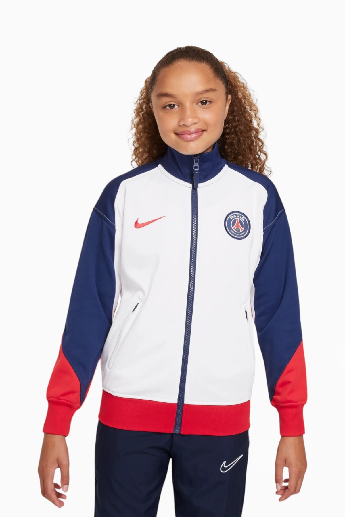 Bluza Nike PSG 24/25 Anthem Junior - Biały