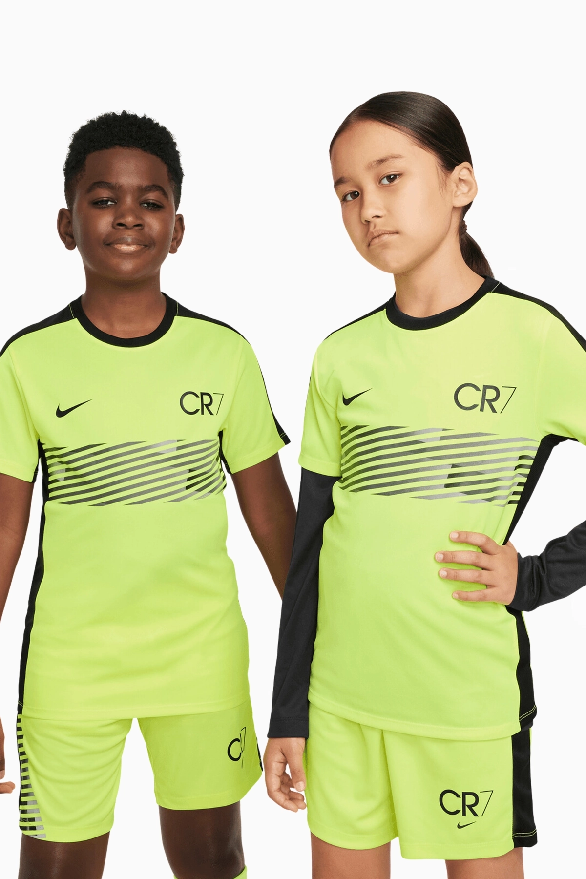 Koszulka Nike CR7 Dri-FIT Academy Junior - Limonkowy