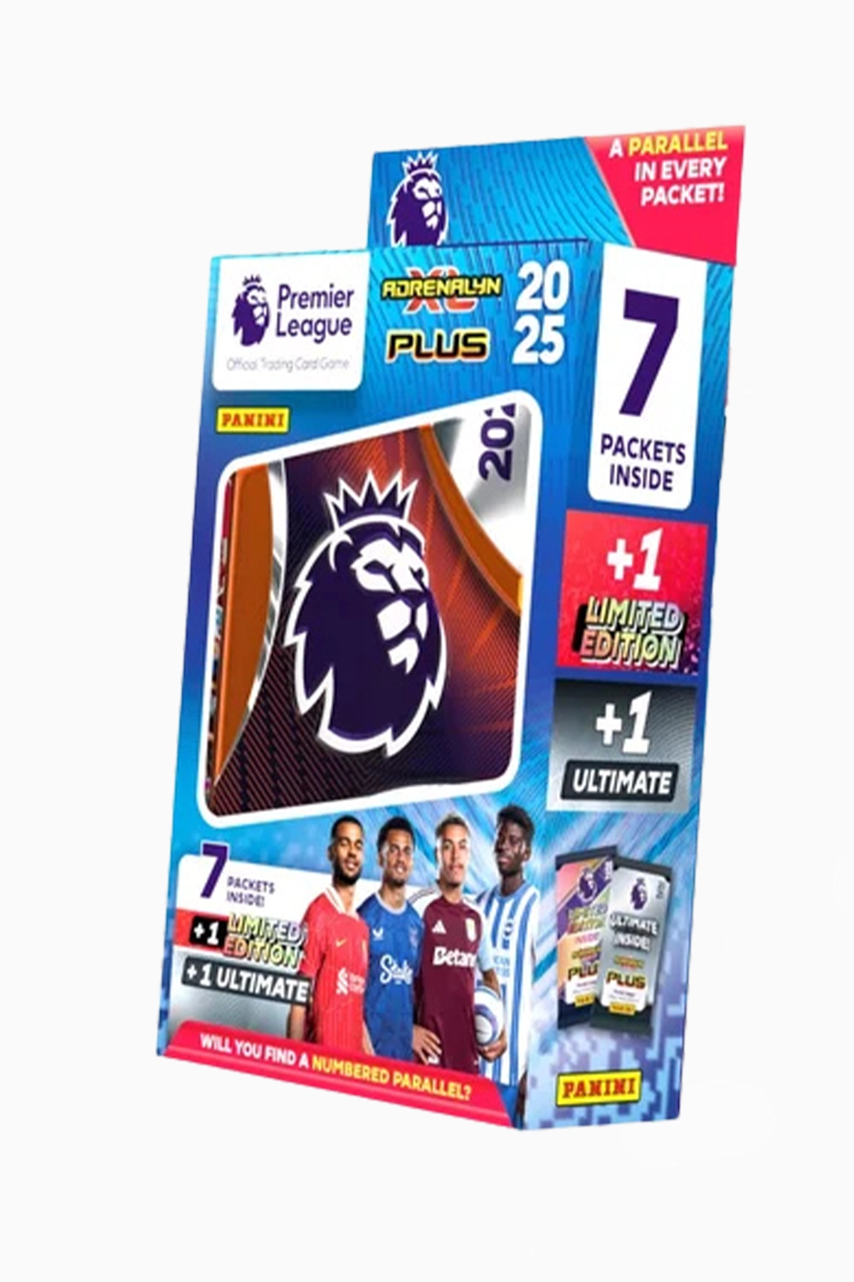 Karty Panini Premier League Adrenalyn XL Plus 2025 Puszka Kolekcjonera