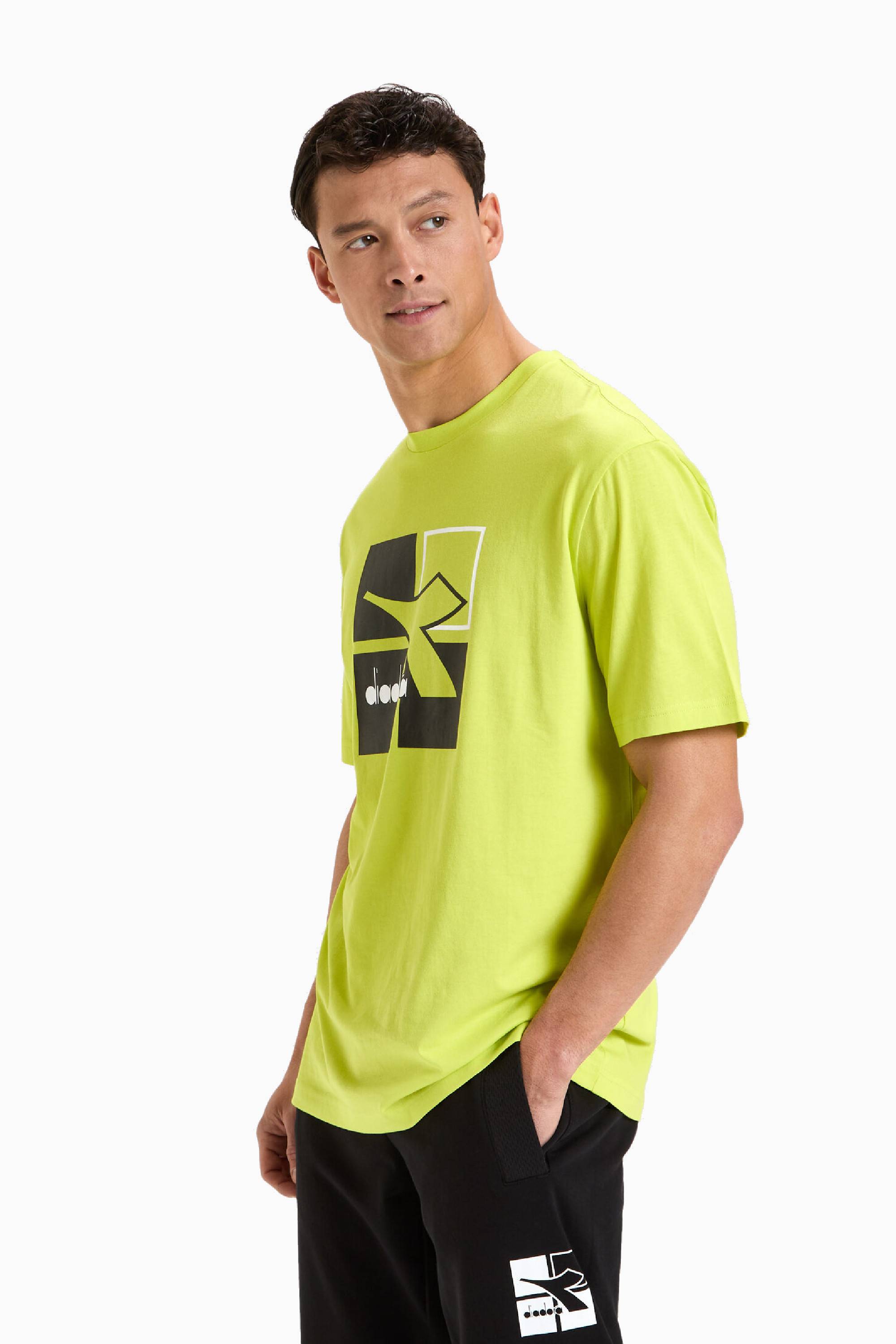 Koszulka Diadora Frame - Limonkowy