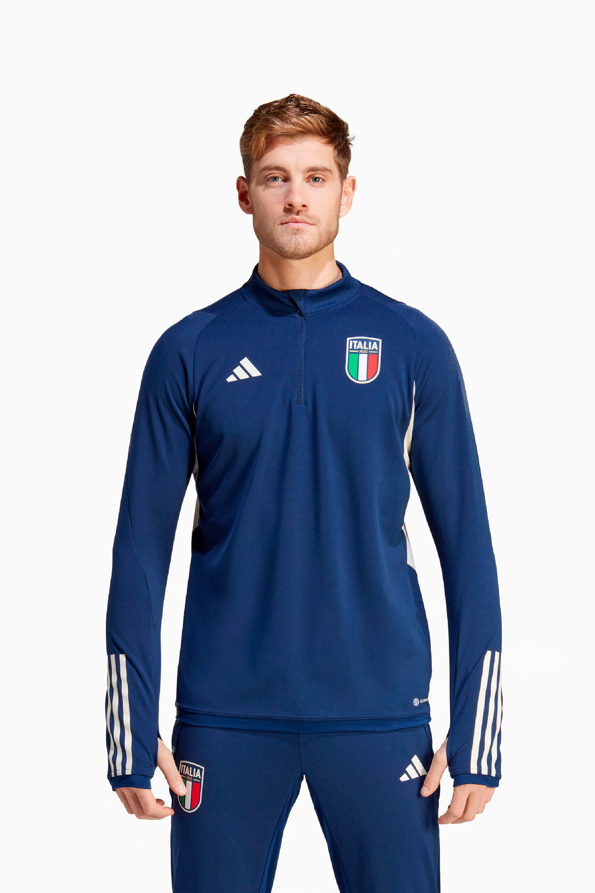 Bluza Reprezentacji Włoch adidas 2023 Tiro Training Top - Granatowy