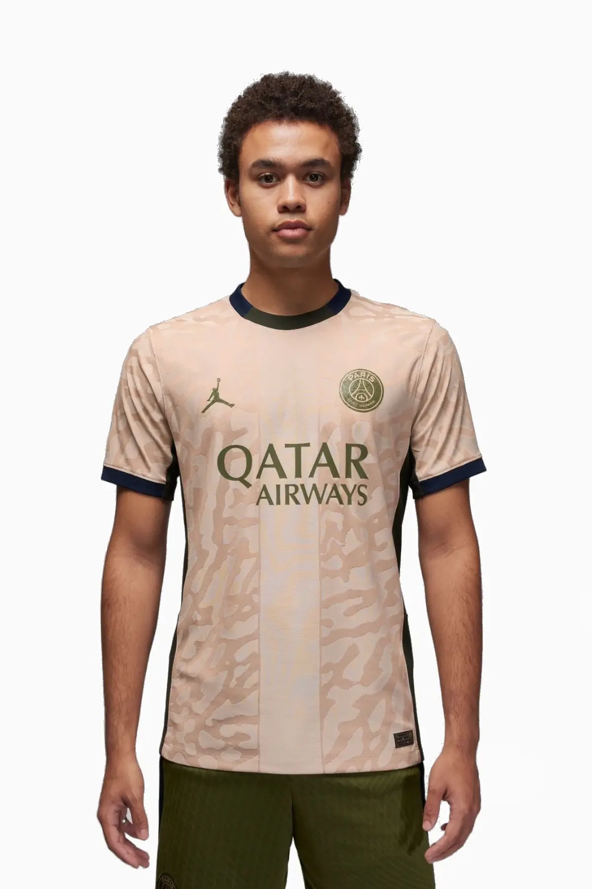Koszulka Nike PSG x Jordan 23/24 Czwarta Vapor Match - Beżowy