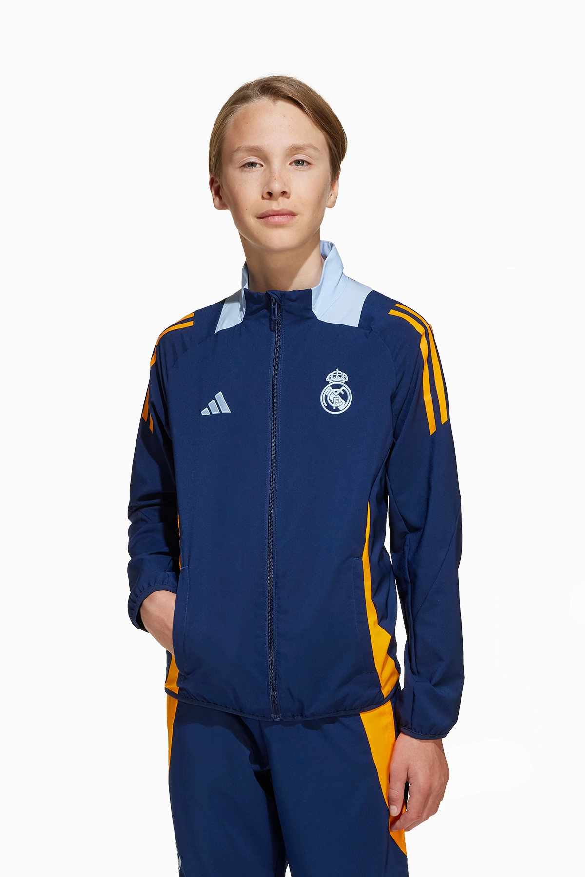 Bluza adidas Real Madryt 24/25 Presentation Junior - Granatowy