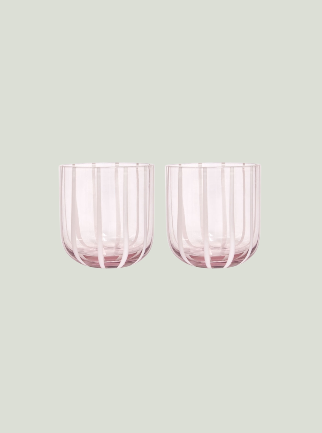 Szklanka Mizu Glass Rose OYOY - Zestaw 2 sztuk