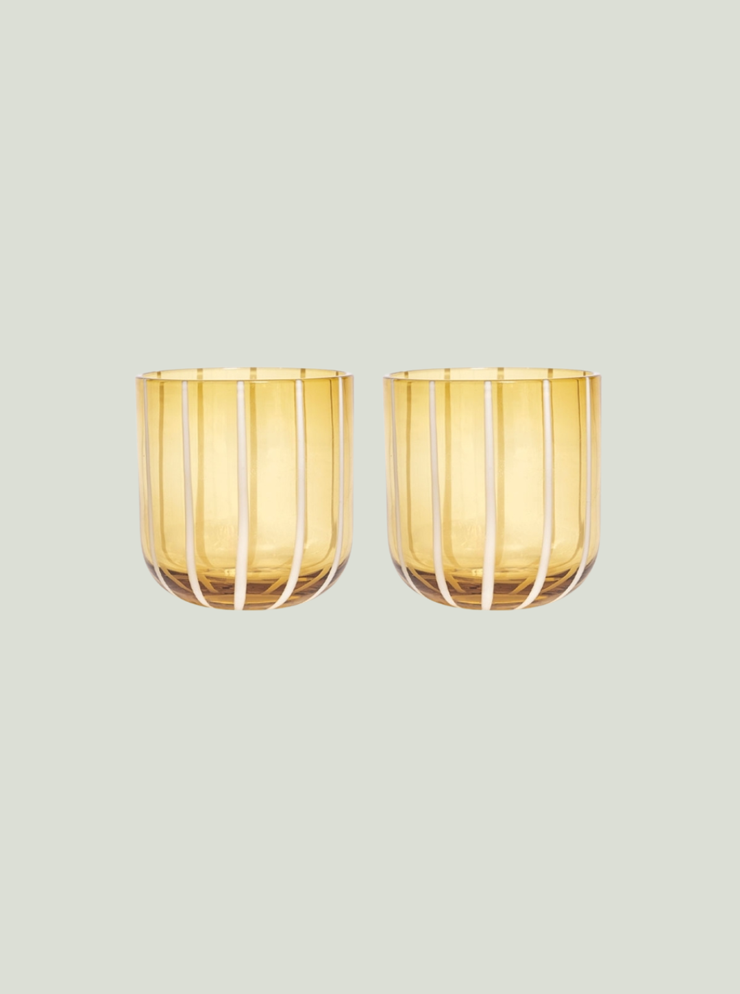Szklanka Mizu Glass Amber OYOY - Zestaw 2 sztuk
