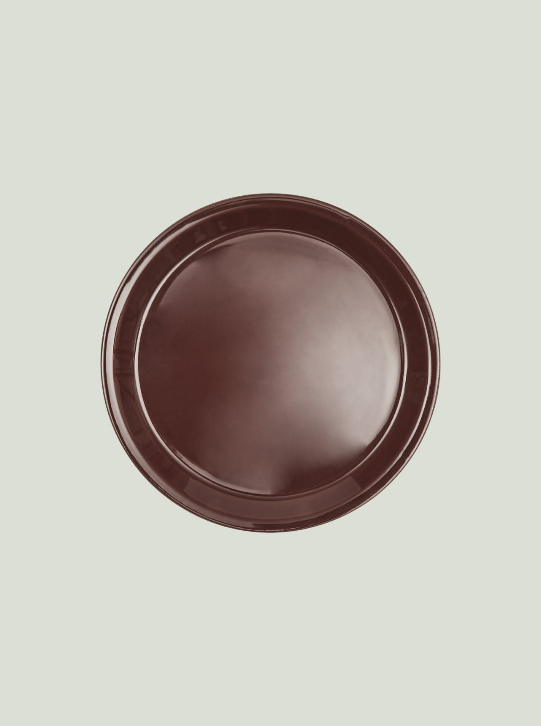 Talerz Yuka Dark Terracotta 22 cm OYOY zestaw 2 szt