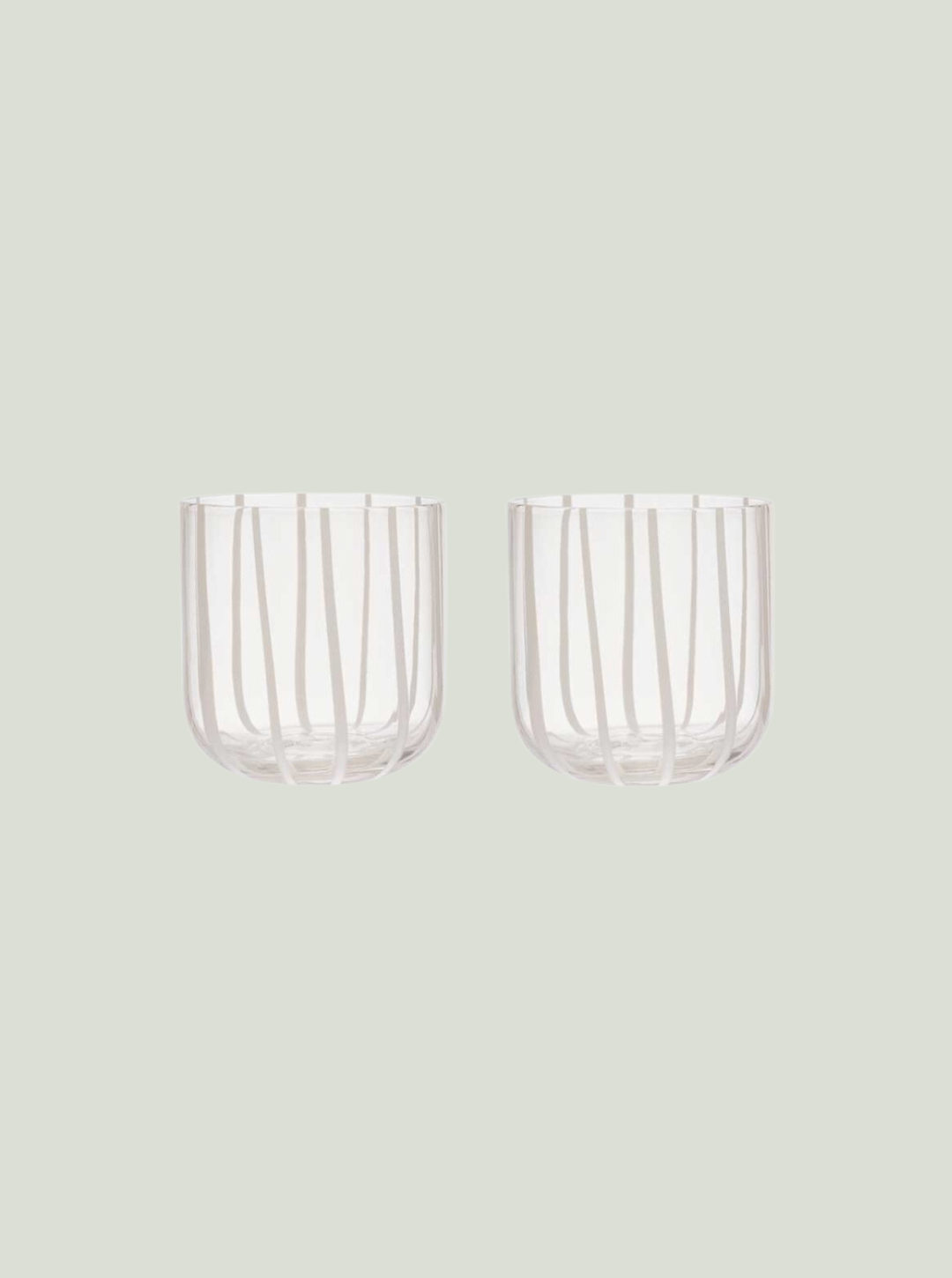 Szklanka Mizu Glass Clear OYOY - Zestaw 2 sztuk