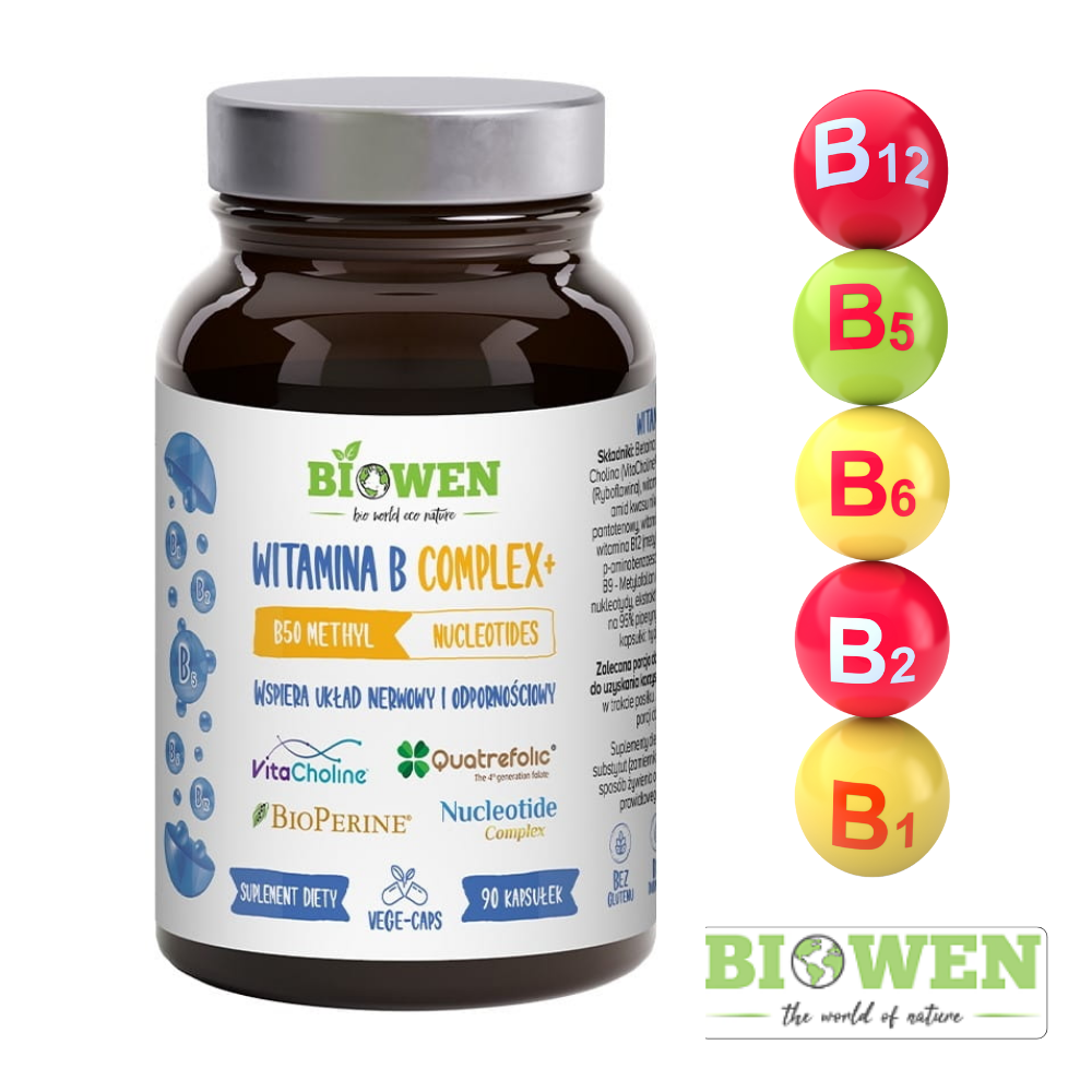 Witamina B Complex+ 90kaps. BioWen