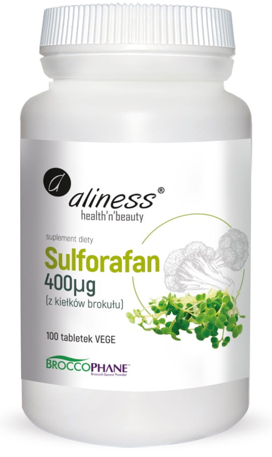Sulforafan 400 μg x 100VegeTabs Aliness