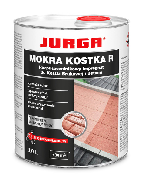 Impregnat do kostki brukowej Jurga - Mokra Kostka Rozpuszczalnik - 1L