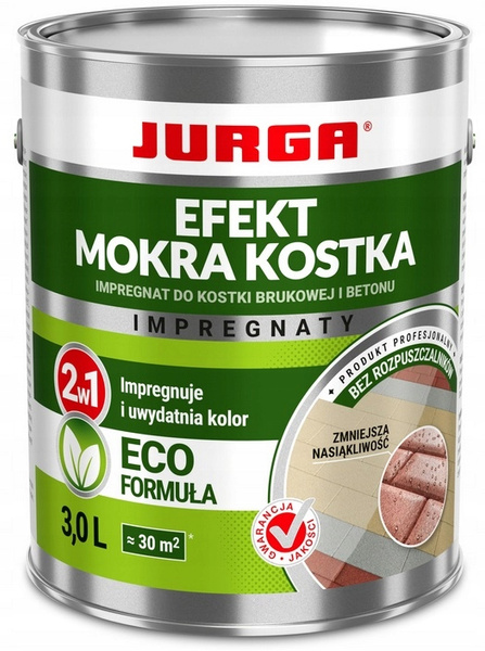 Impregnat do kostki brukowej Jurga - Mokra Kostka Eco - 3L