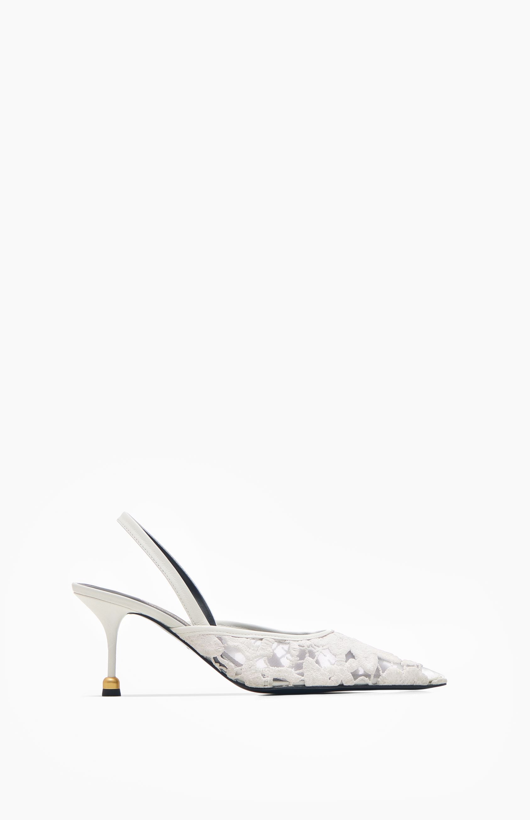 Szpilki damskie CINDY PEARL WHITE 42 - Vanda Novak