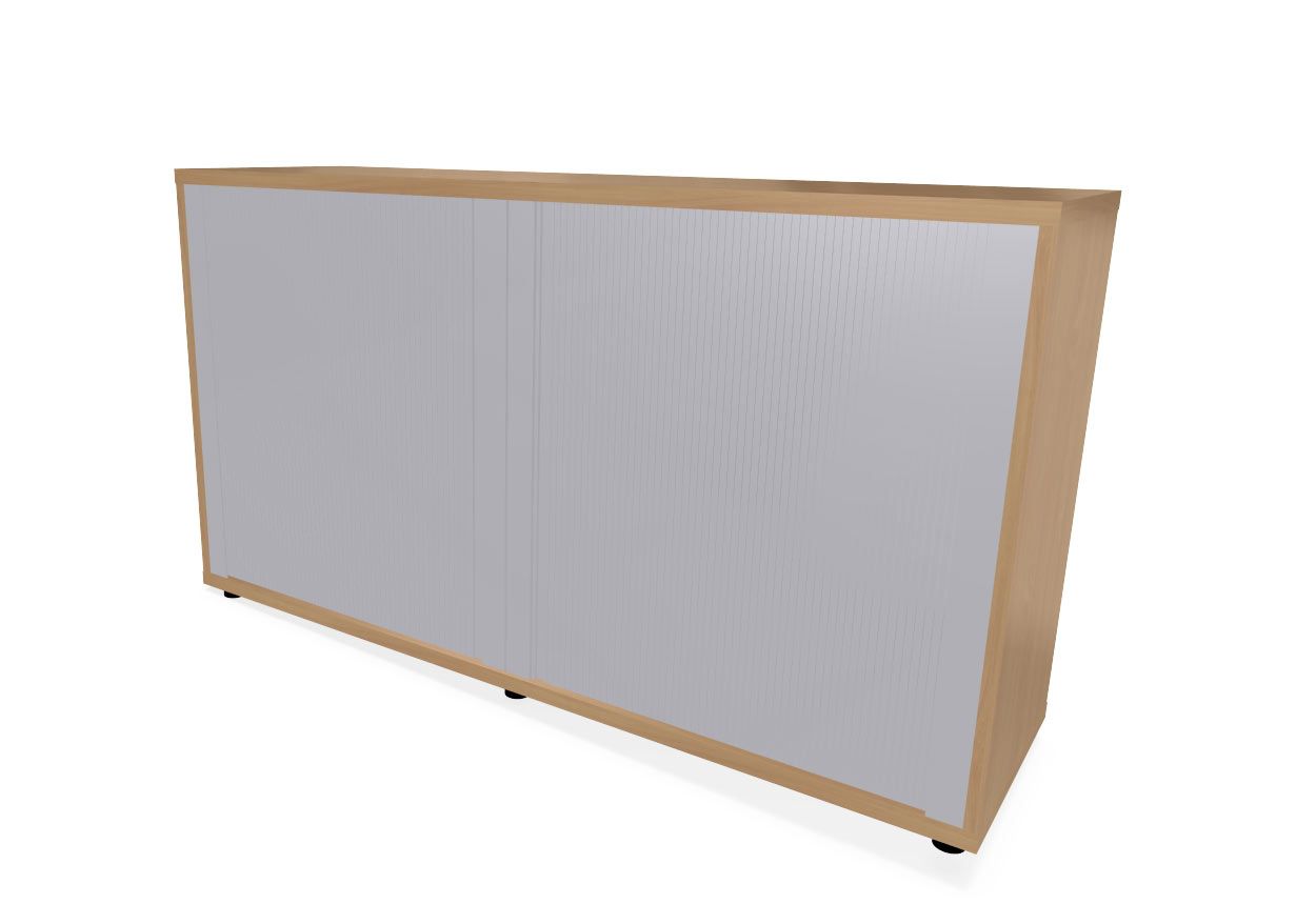 HEBE TS212 regał z żaluzją 140,2x40x79,2h