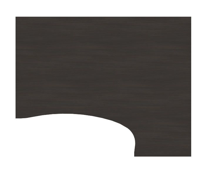 HEBE BP07/8 Biurko profilowane prawe 138,5/80x110/74h