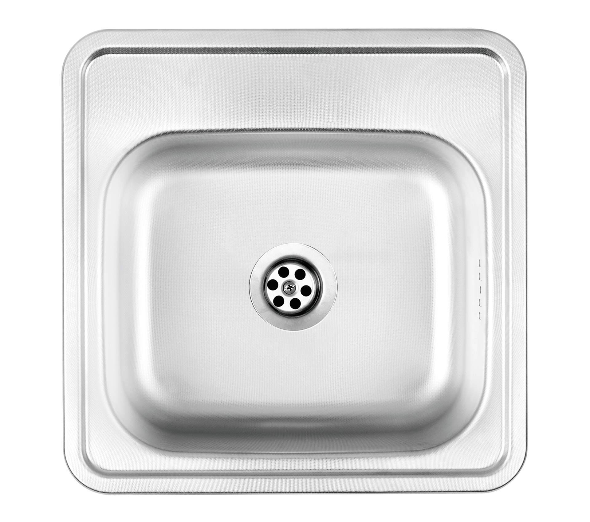 Deante Techno zlewozmywak stalowy 38x38 cm wpuszczany stal dekor ZMU3100 - Wysyłka w 24h