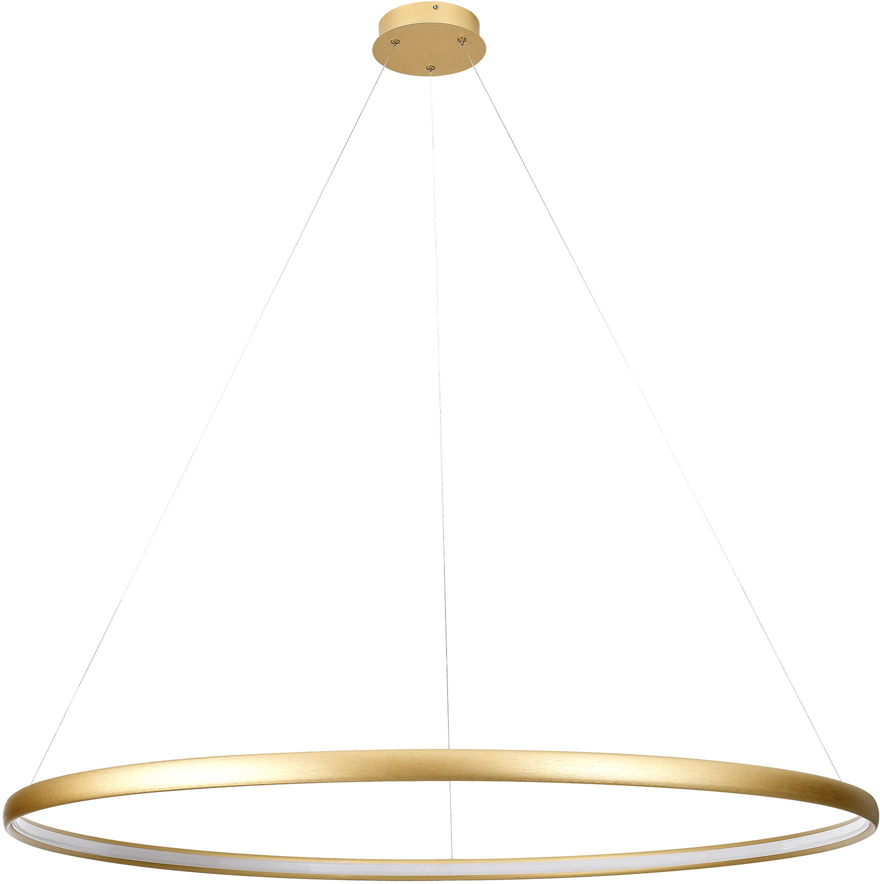 Zuma Line Carlo lampa wisząca 1x38W LED złoty szczotkowany PL210503-1200-GD - Wysyłka w 24h
