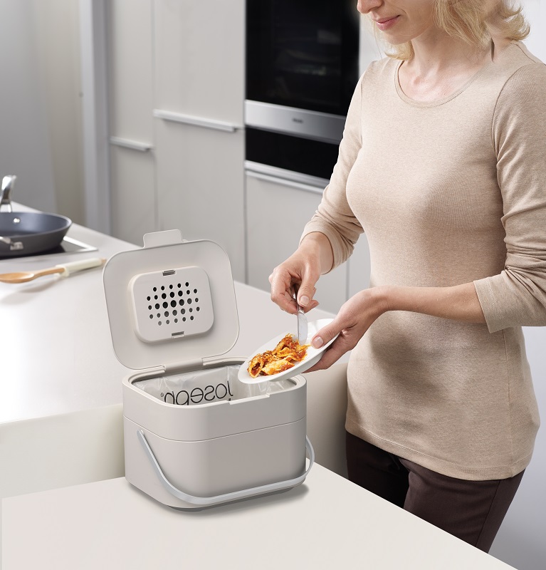 Joseph Joseph Intelligent Waste Stack pojemnik na odpady organiczne beżowy 30015 - Wysyłka w 24h