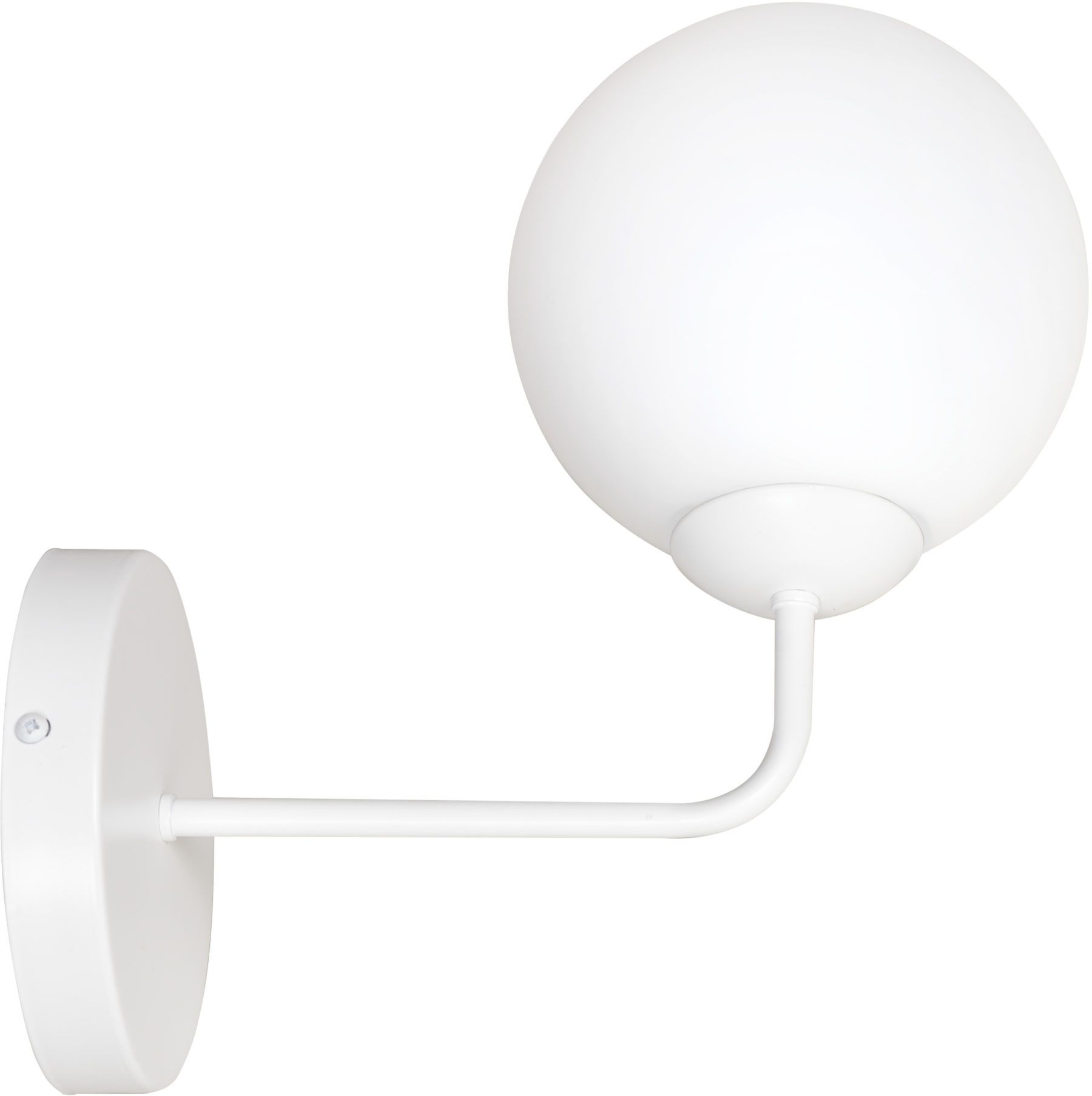Emibig Pregos kinkiet 1x10 W biały-mleczny 671/K1