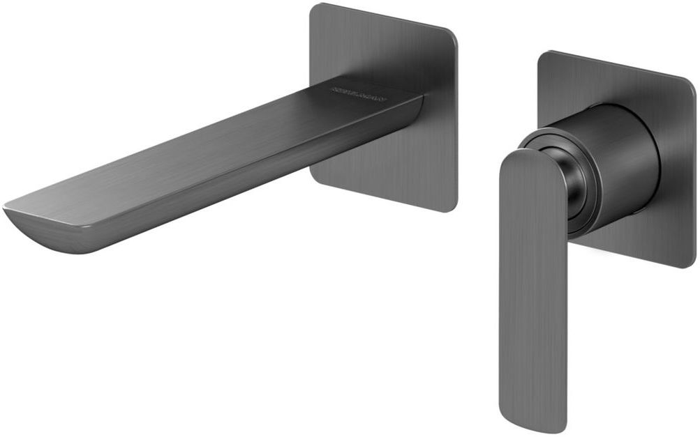 Kohlman Experience Gray bateria umywalkowa podtynkowa szczotkowany grafit QW180EG