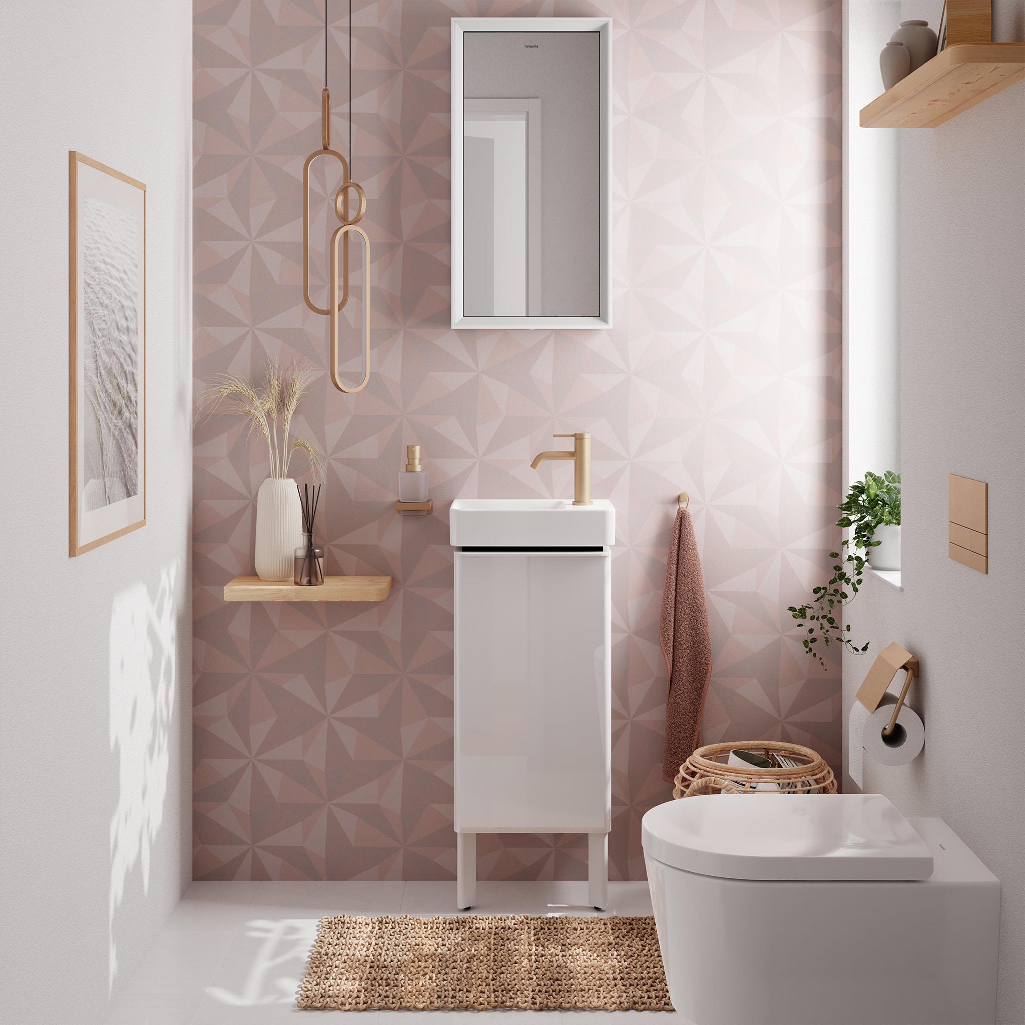 Hansgrohe Xelu Q nóżki do szafki podumywalkowej biały mat 54145700