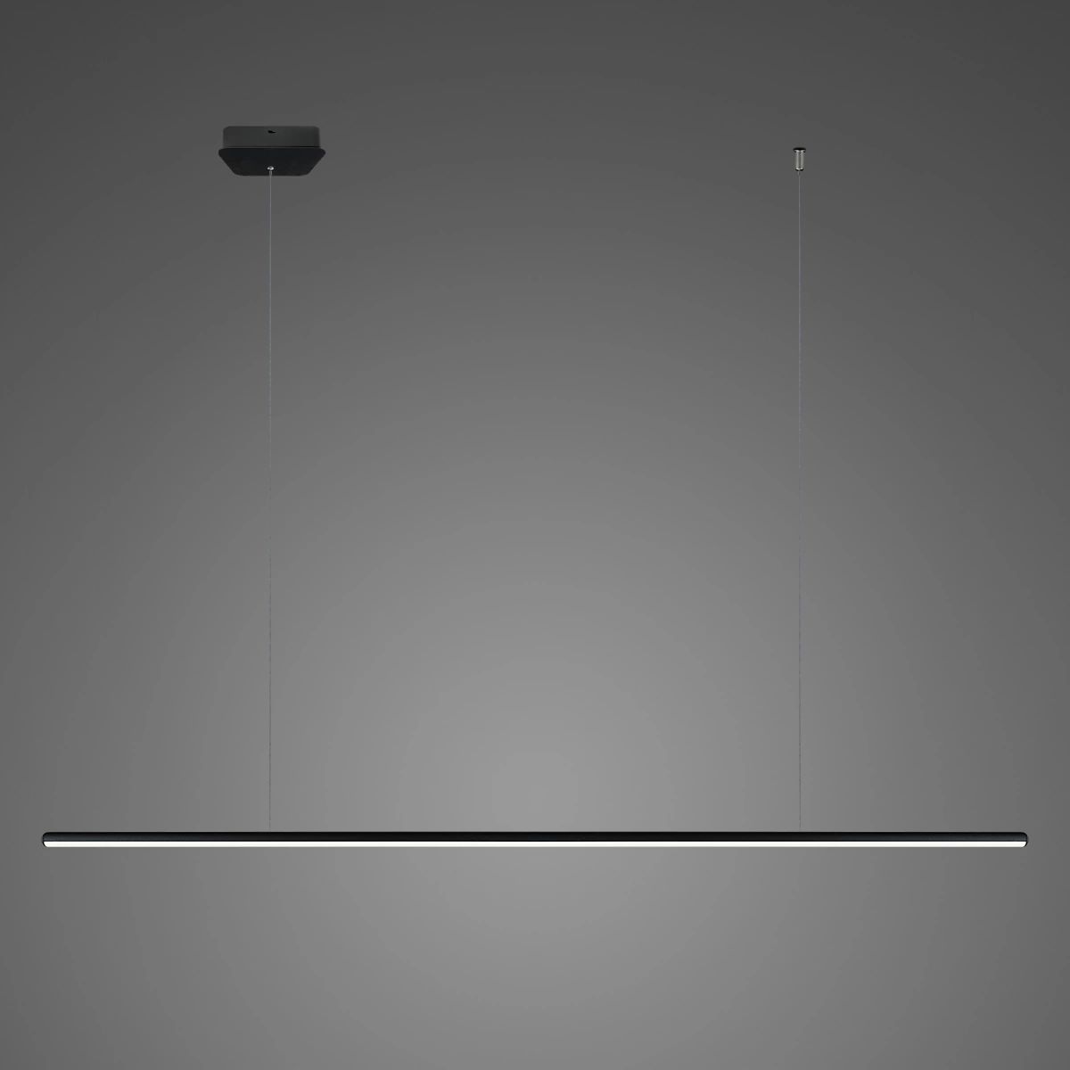 Altavola Design Linea lampa wisząca 1x15W czarny LA089/P2_120_3k_black