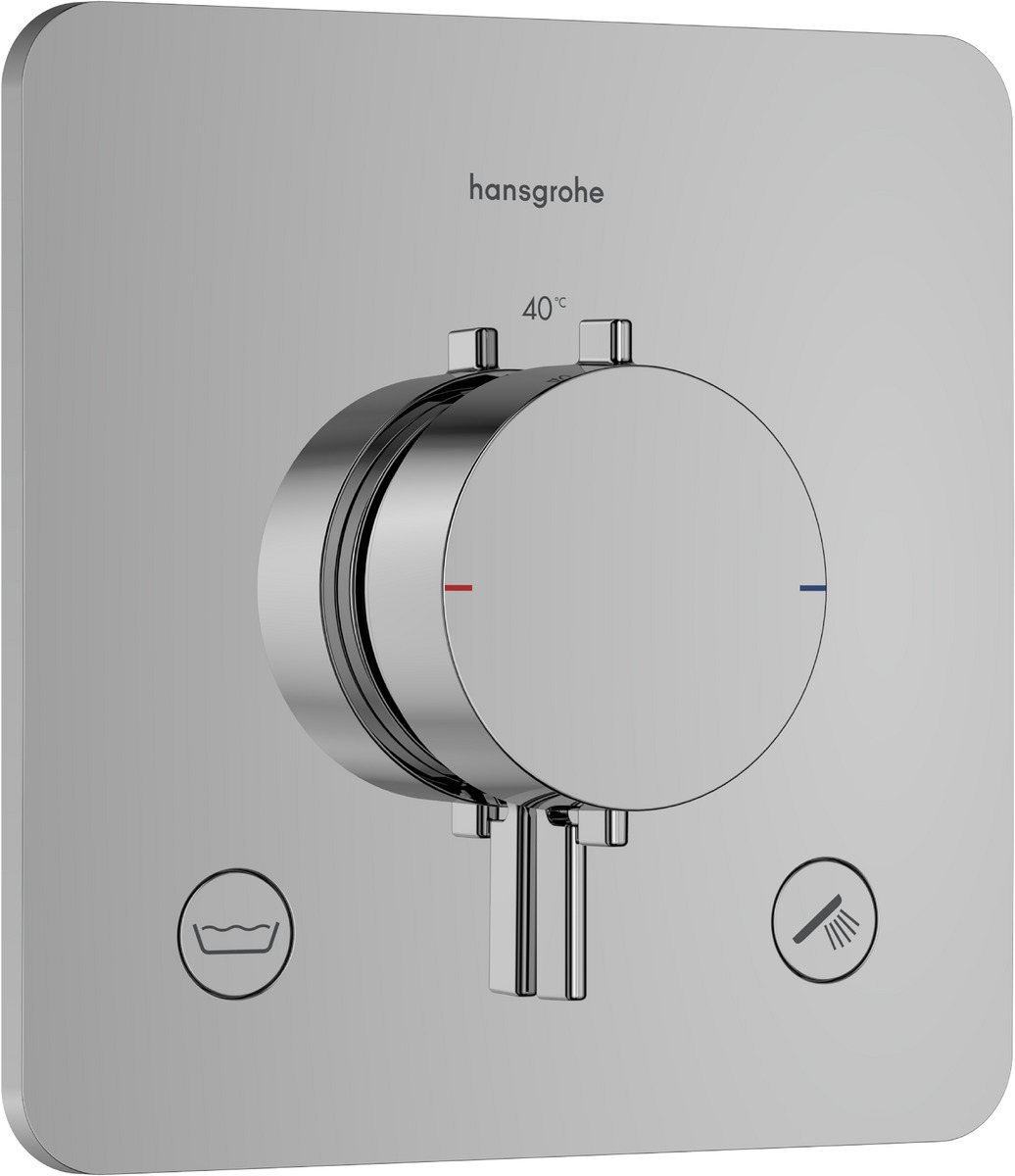 Hansgrohe Ecostat Comfort Q bateria wannowo-prysznicowa podtynkowa z termostatem chrom 33717000