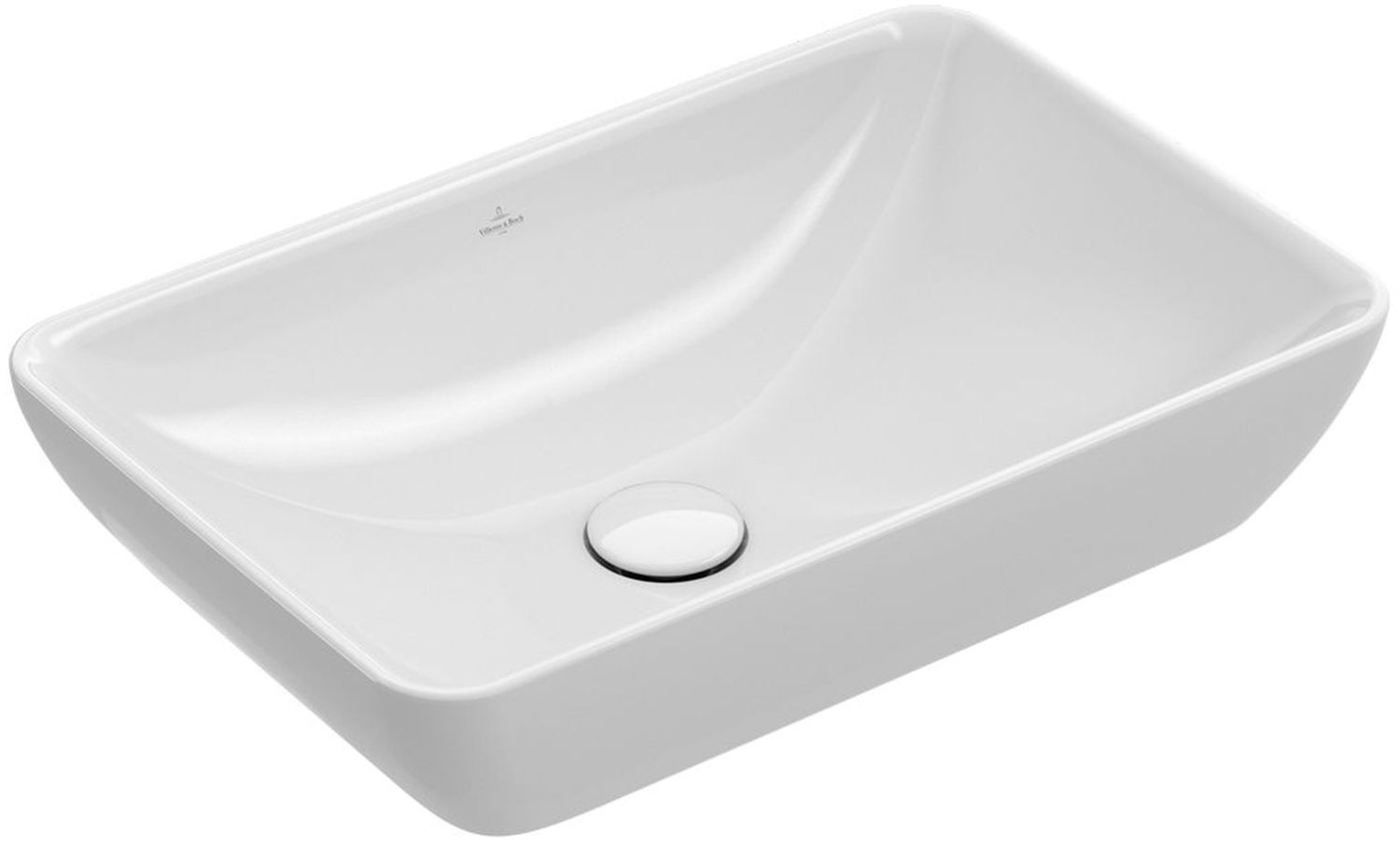 Villeroy & Boch Venticello umywalka 55x36 cm częściowo wpuszczana Stone White CeramicPlus 411355RW