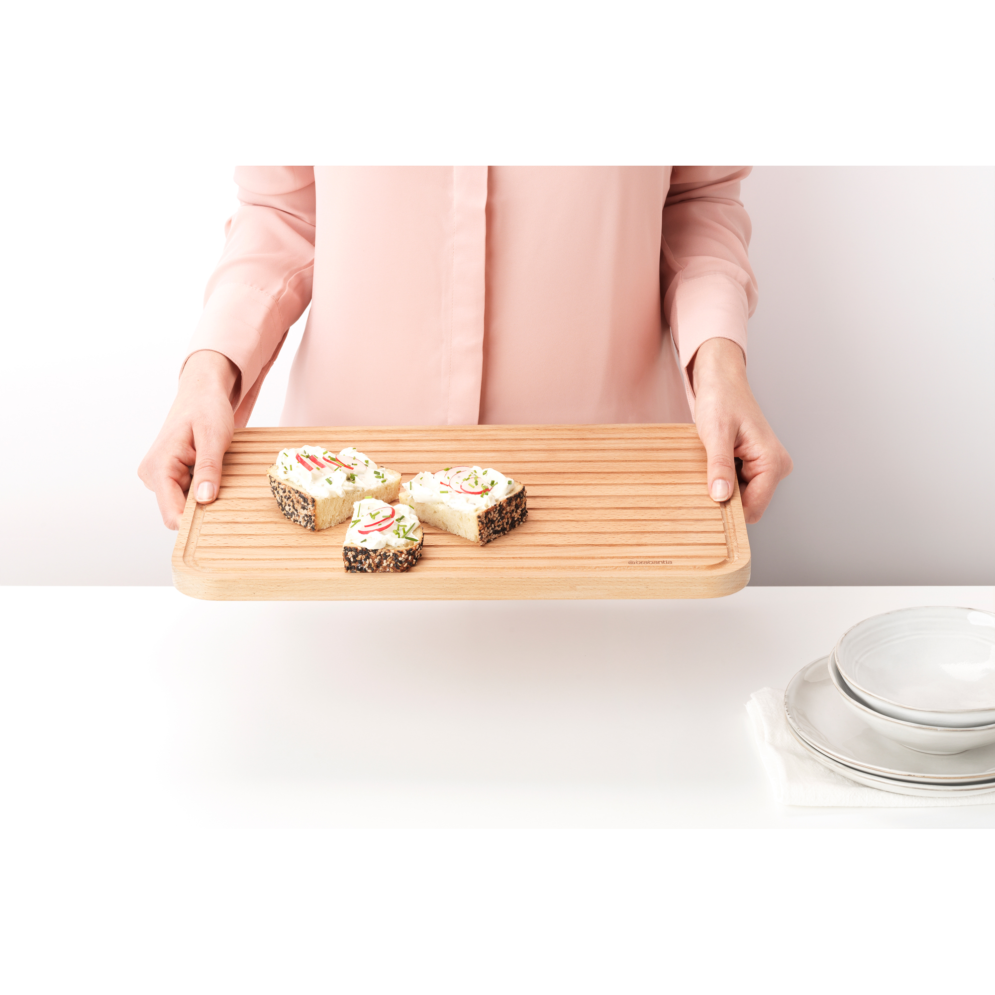 Brabantia Profile deska kuchenna 40x25 cm do chleba drewniana 260728