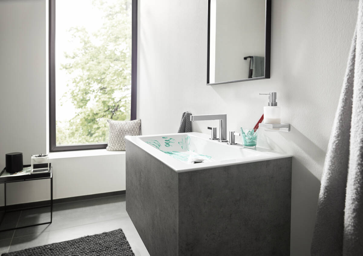 Hansgrohe AddStoris dozownik do mydła 200 ml ścienny szkło/chrom 41745000 - Wysyłka w 24h