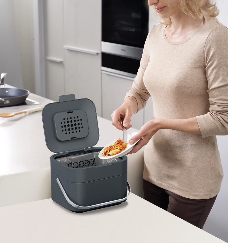 Joseph Joseph Intelligent Waste Stack pojemnik na odpady organiczne grafitowy 30016 - Wysyłka w 24h