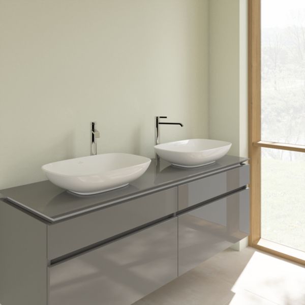 Villeroy & Boch Loop & Friends umywalka 56x38 cm nablatowa prostokątna CeramicPlus White Alpin 4A4901R1