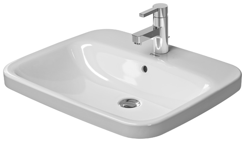 Duravit Dura Style umywalka 61,5x49,5 cm wpuszczana prostokątna biała 0374620000