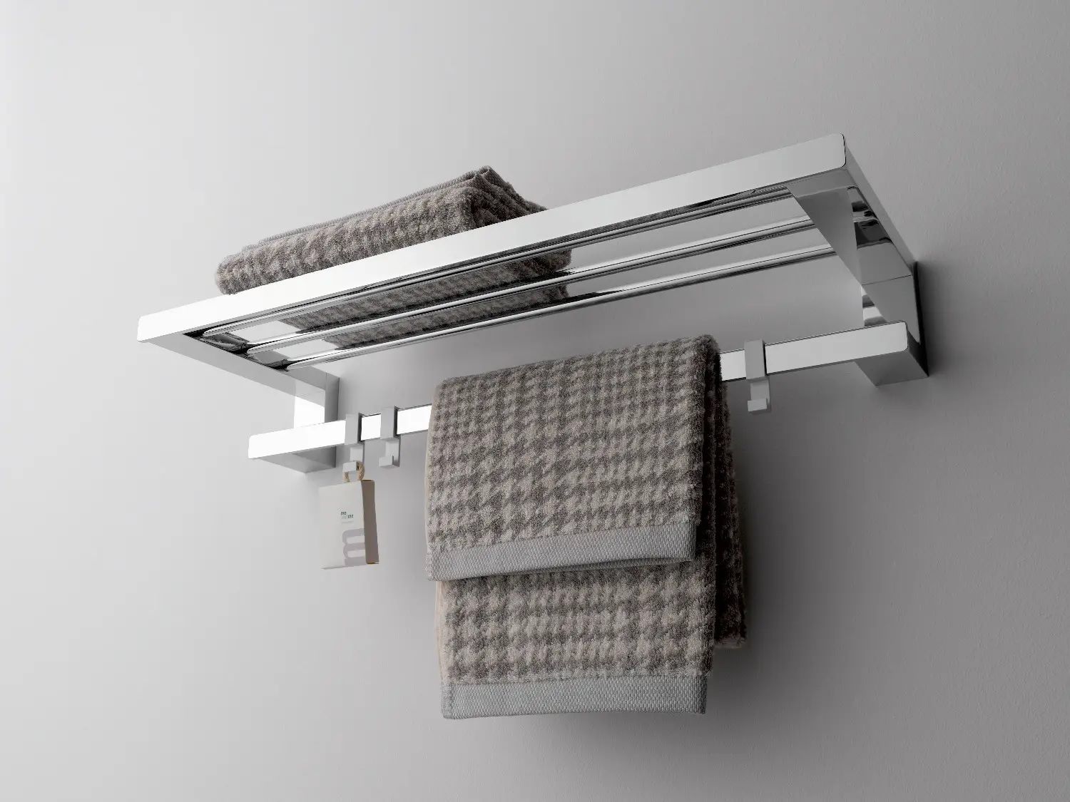 Emco Loft wieszak na ręcznik 60 cm z półką chrom 056800160