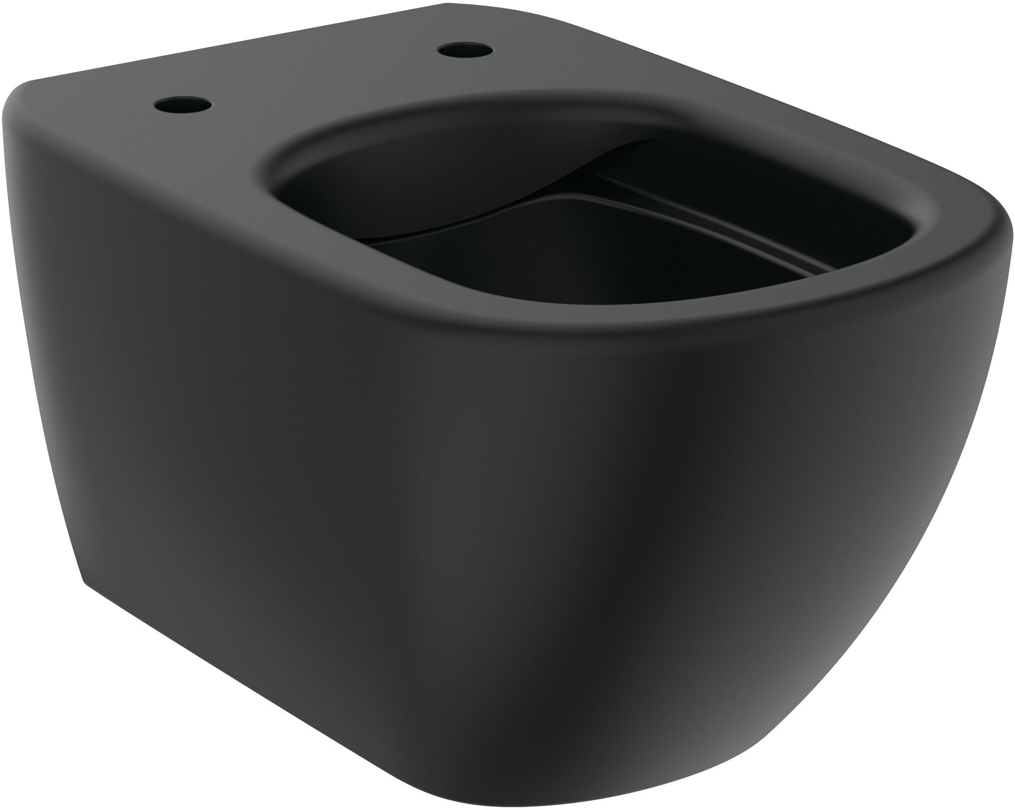 Ideal Standard Tesi miska WC wisząca bez kołnierza czarny półmat T4932V3