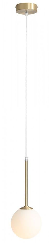 Aldex Bosso Mini 14 lampa wisząca 1x40W mosiądz/biała 1087XXS40