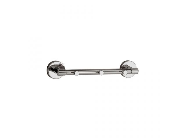 Merida drążek na ręcznik 20 cm chrom 3-hakowy MHW06 - Wysyłka w 24h