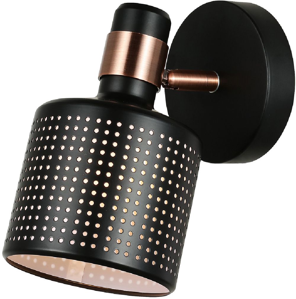 Italux Restenza kinkiet 1x40 W czarny WL-2439-1-BK