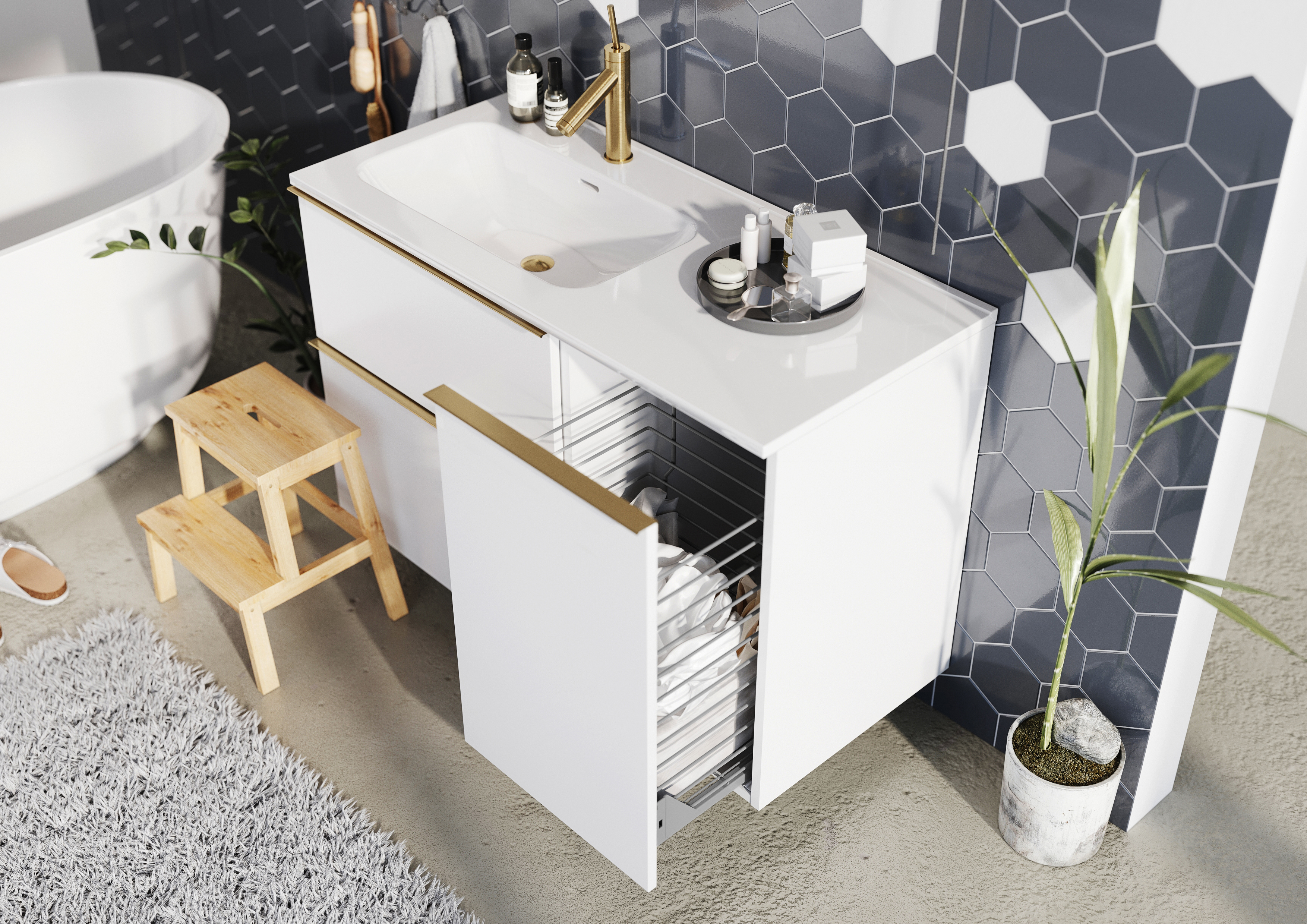Elita Look uchwyt do szafki złoty połysk RE120400015570 - Wysyłka w 24h