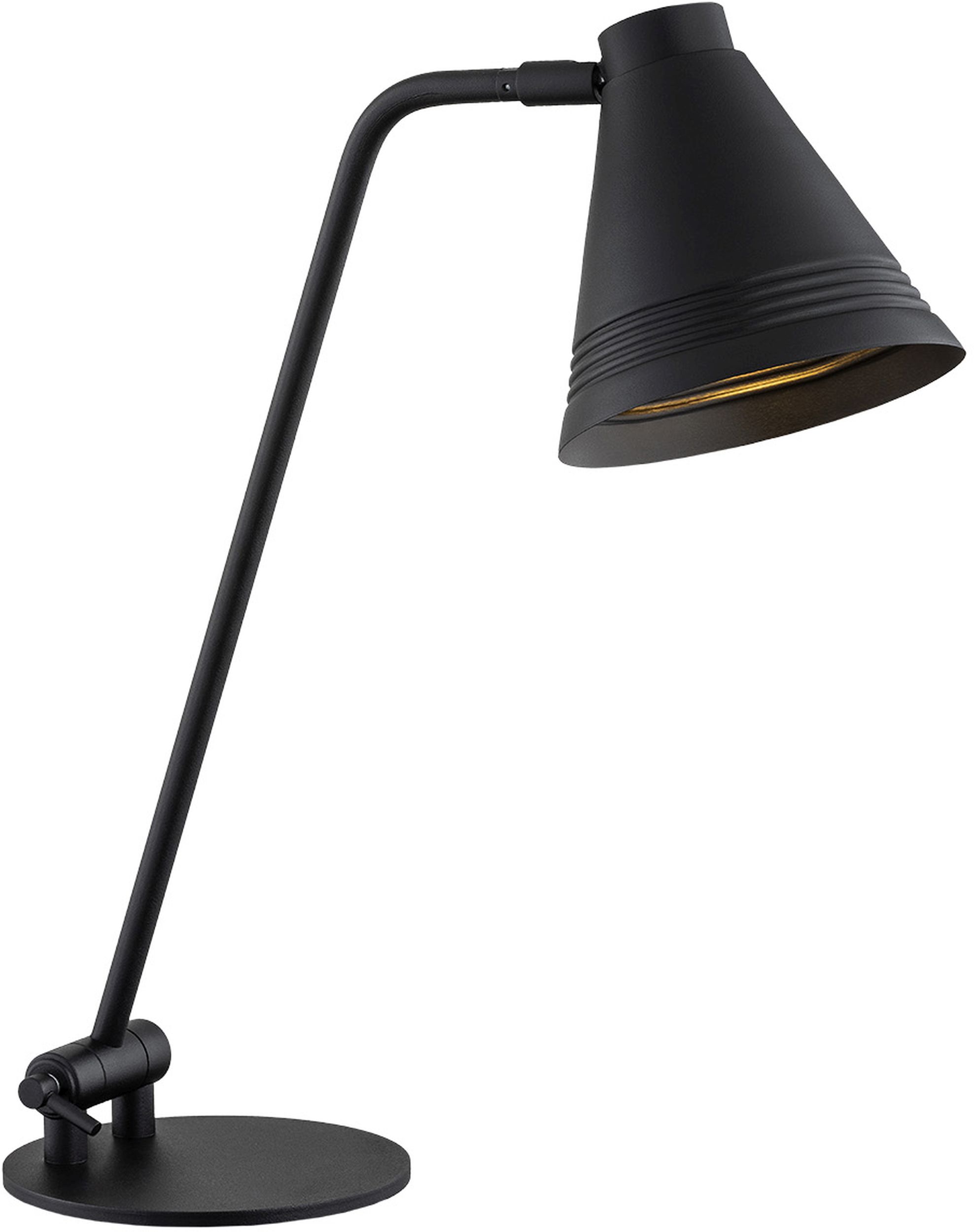 Argon Avalone lampa biurkowa 1x15W czarny 8002