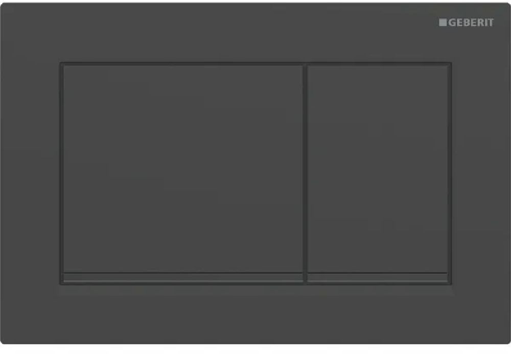 Geberit Omega20 przycisk spłukujący do WC czarny mat 115.080.16.1