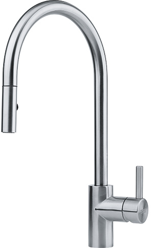 Franke Eos Neo bateria kuchenna stojąca z wyciąganą wylewką stal szlachetna 115.0590.045 - Wysyłka w 24h