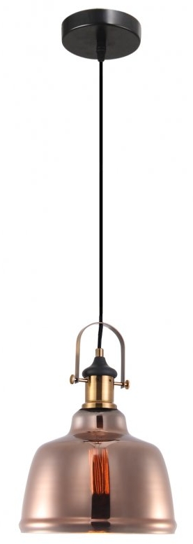 GTV Muscari II lampa wisząca 1x40 W bursztynowa OS-MUSC2-II-43-DEC